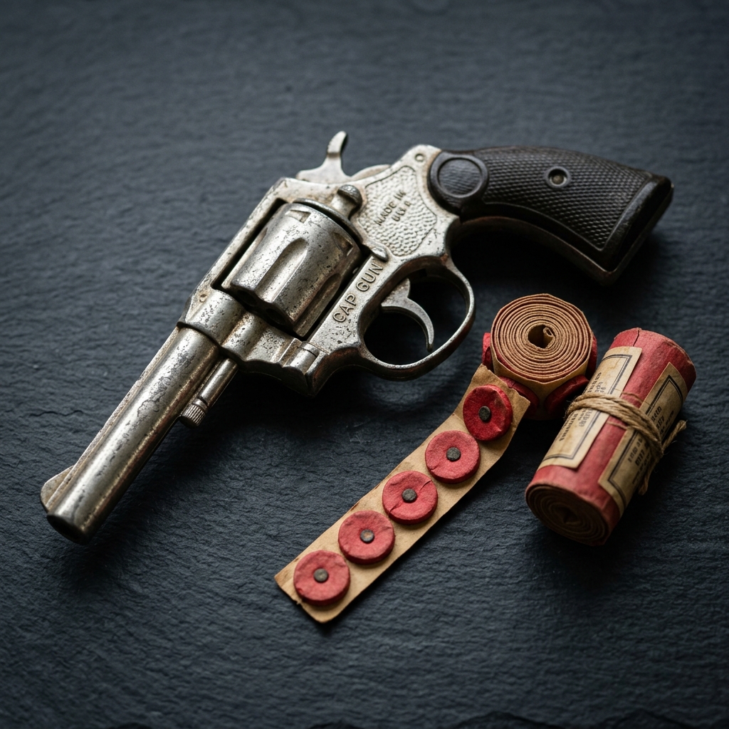 ROLL CAPS AND GUN